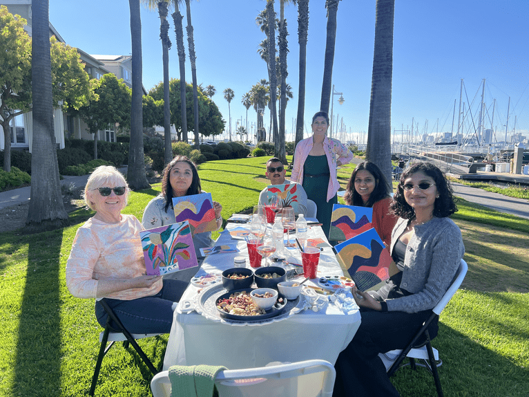 Sip & Paint by the water